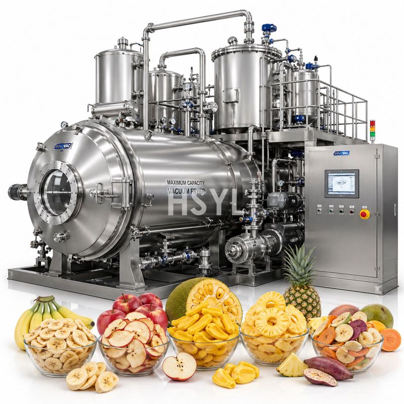 Fruit Chips Vacuum Frying Machine