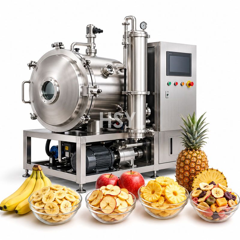 Small Scale Vacuum Fryer For Fruit Chips