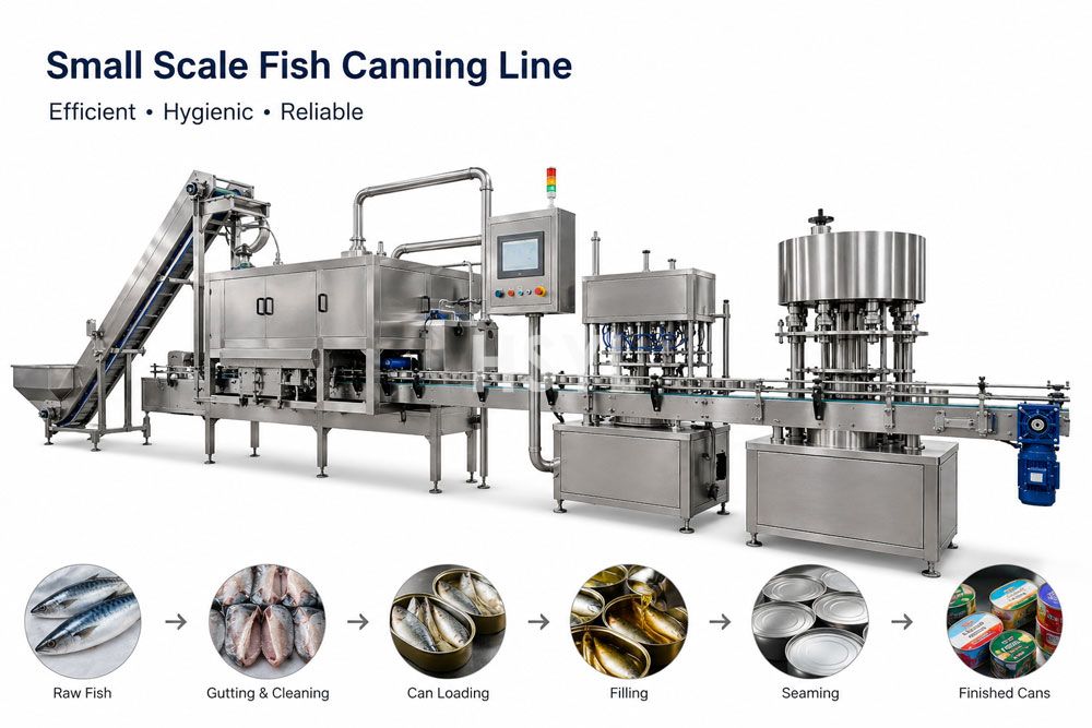Small Scale Fish Canning Line(图1)