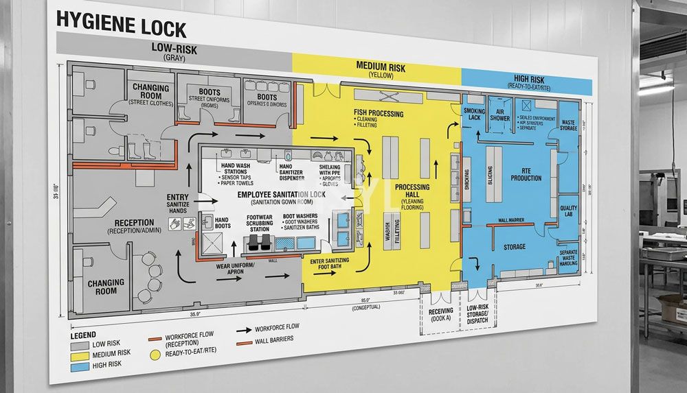 Fish Canning Factory Layout: B2B Engineering Design Guide image 1