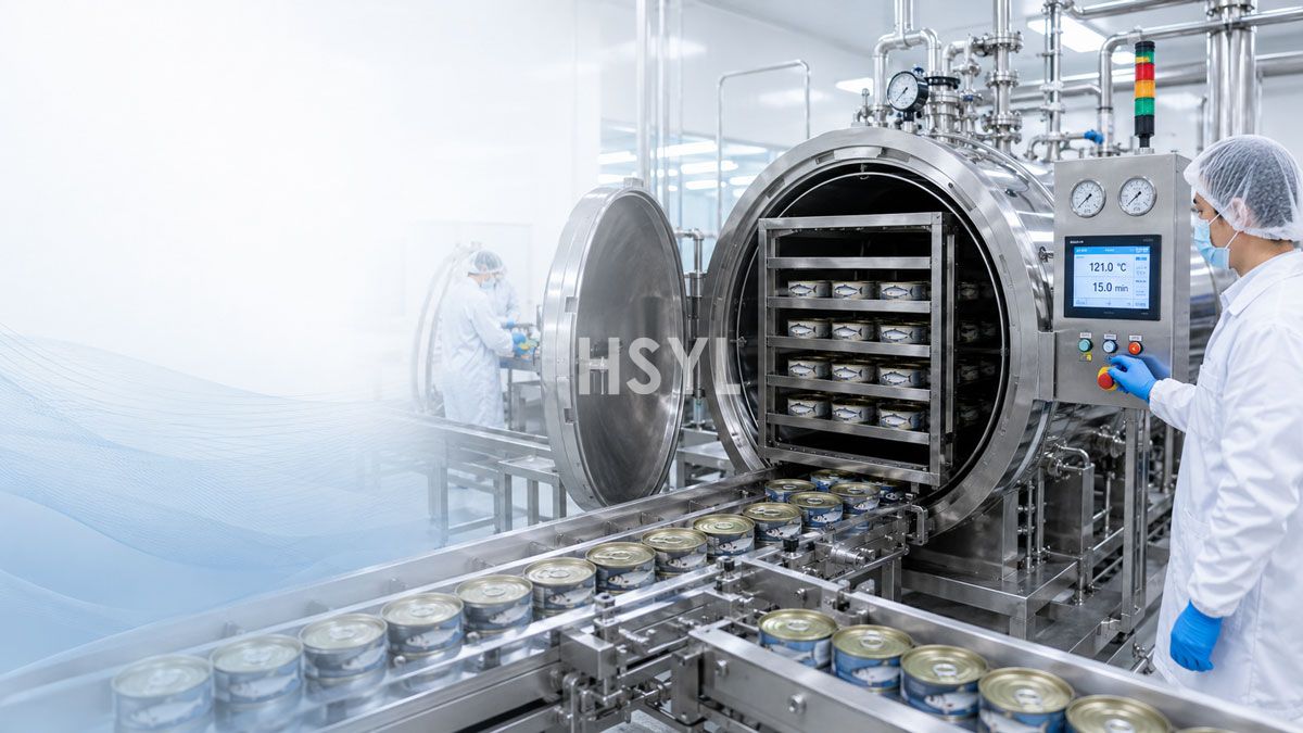 Canned Fish Sterilization Process for Seafood Line Engineering image 1