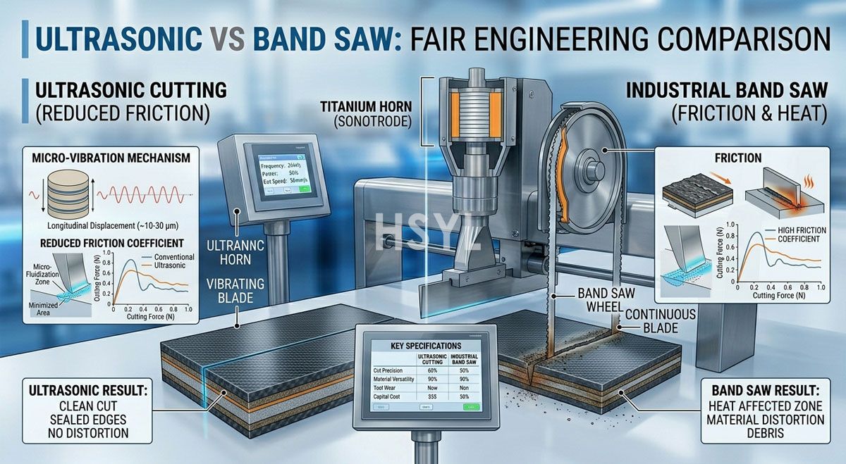 Ultrasonic vs Band Saw: Fair Engineering Comparison