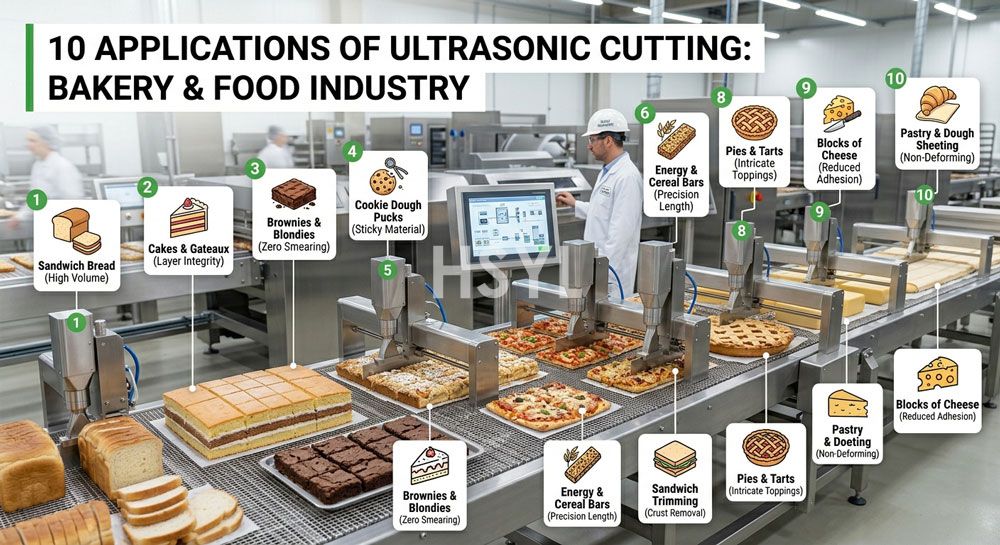 10 Applications of Ultrasonic Cutting in Food Industry image 1