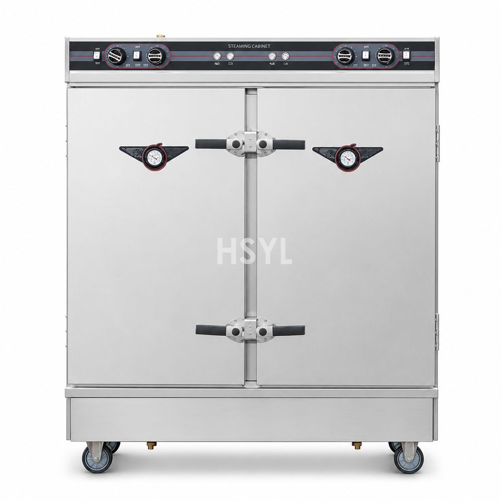 Automatic Steamer Cabinet | 6–24 Tray Auto Electric Steamer