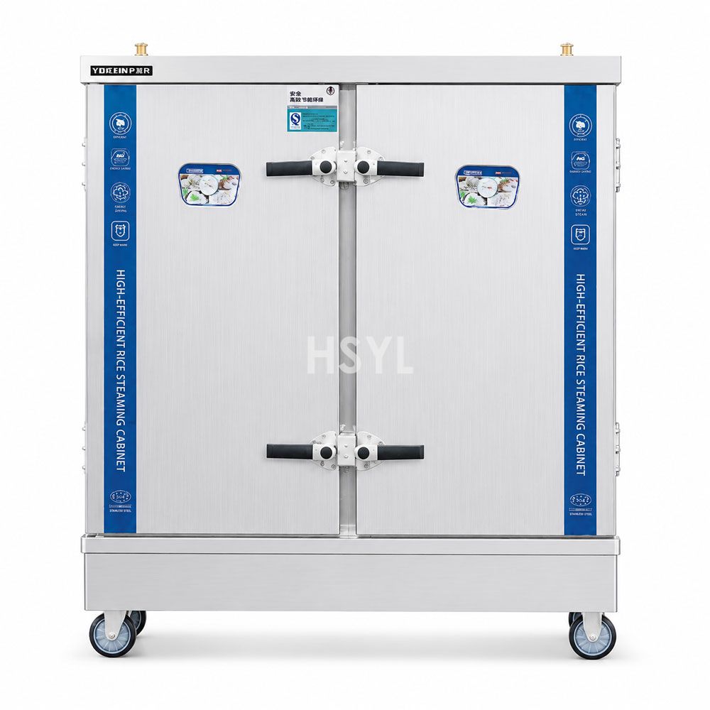 Deluxe Fingerprint Resistant Steamer Cabinet — Premium Stainless Finish for Guest-Facing Kitchens