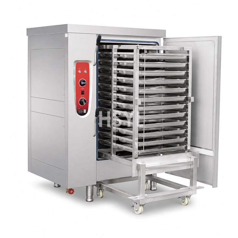 Trolley-type Large Steam Room — High-Capacity Mobile Electric Steam Cabinet for Central Kitchens & Institutions image