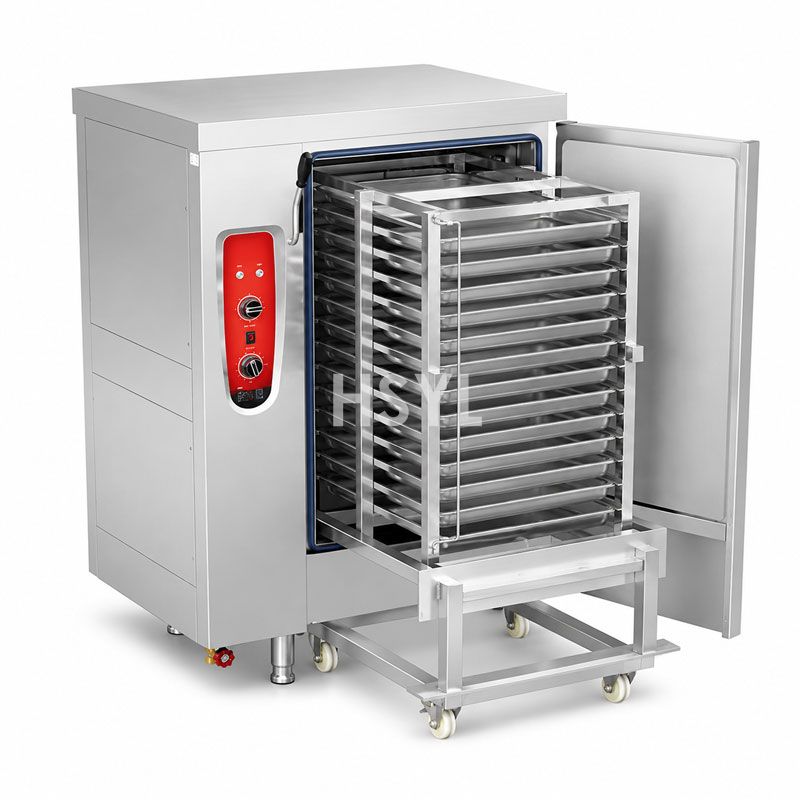 Trolley-type Large Steam Room — High-Capacity Mobile Electric Steam Cabinet for Central Kitchens & Institutions