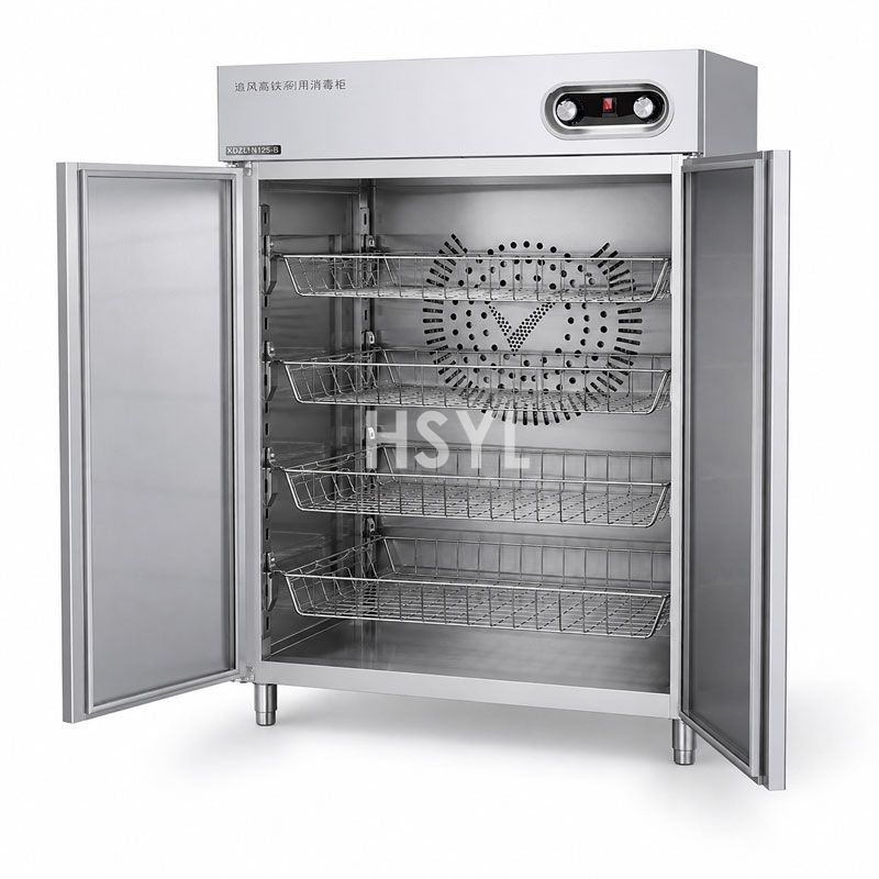 Flat-Door A Sterilizer Cabinet — 125°C Far Infrared Hot Air Circulation Commercial Sterilization Unit image 3
