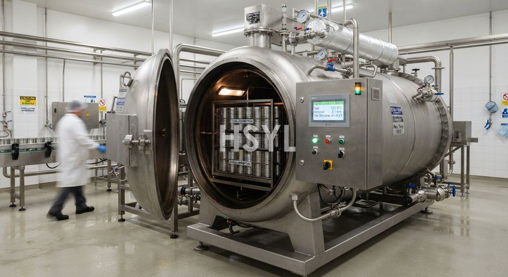 Retort Sterilizer for Canned Food: Batch, Basket and Process Design Factors image 1