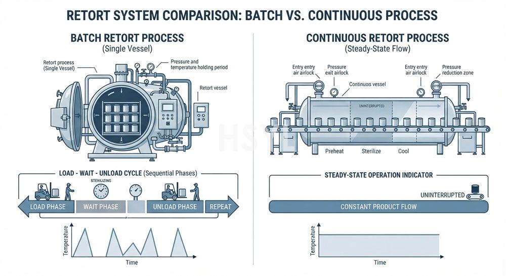 Retort Sterilizer for Canned Food: Batch, Basket and Process Design Factors image 2
