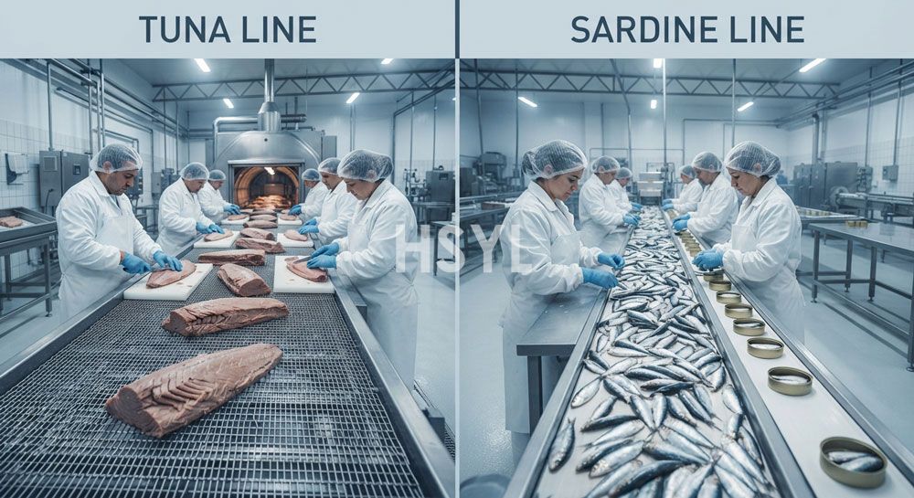 Tuna Canning Line vs Sardine Canning Line: Key Equipment Differences image 1