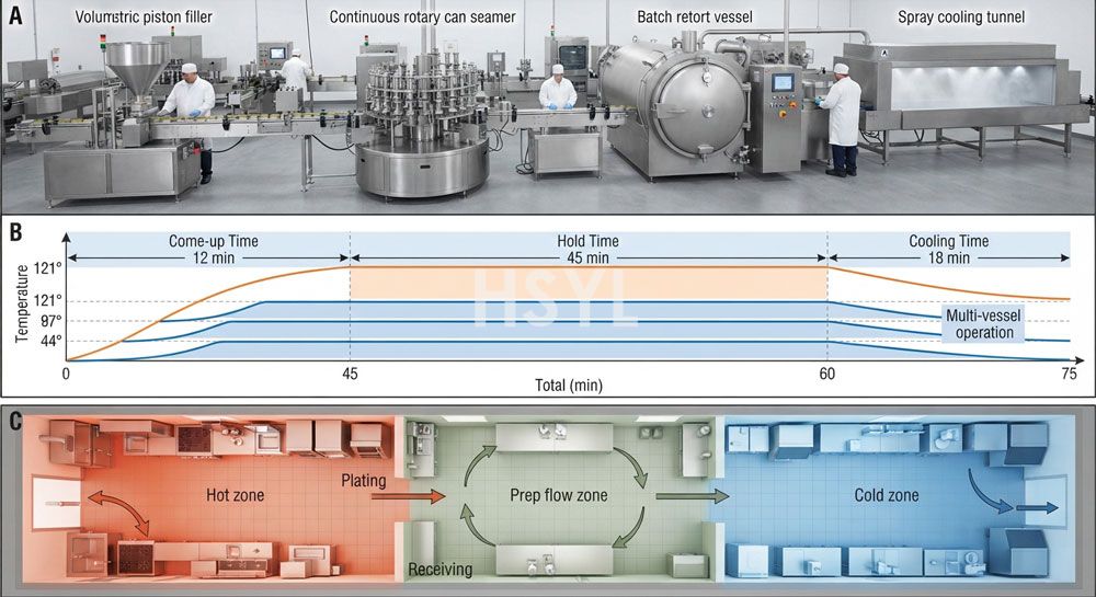 Commercial Kitchen Layout Planning: Hot Zone, Cold Zone and Prep Flow image 1
