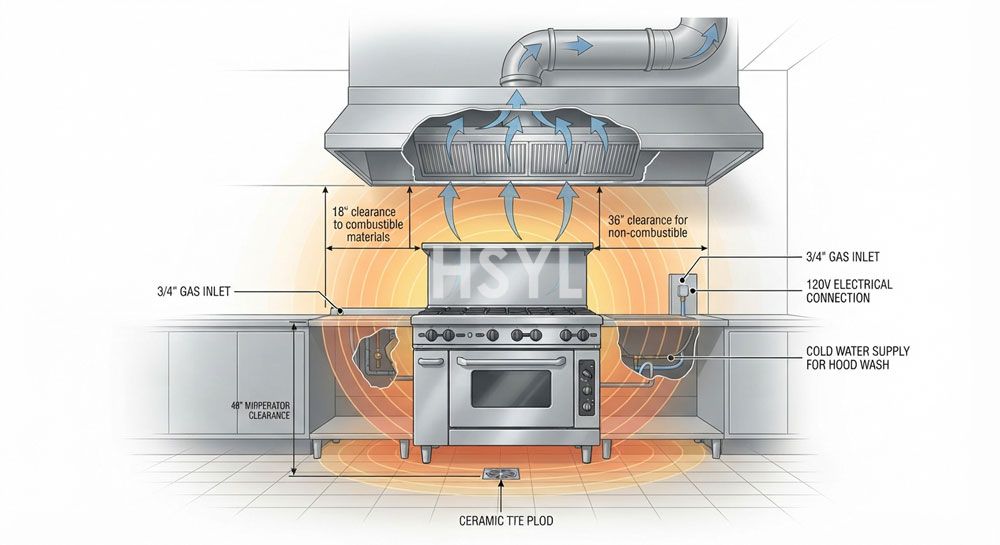 Commercial Kitchen Layout Planning: Hot Zone, Cold Zone and Prep Flow image 2