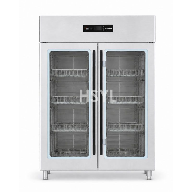 Fingerprint Resistant-E Sterilizer Cabinet — Dual-Mode UV + 120°C Hot Air Disinfection Unit for Melamine & General Utensils image