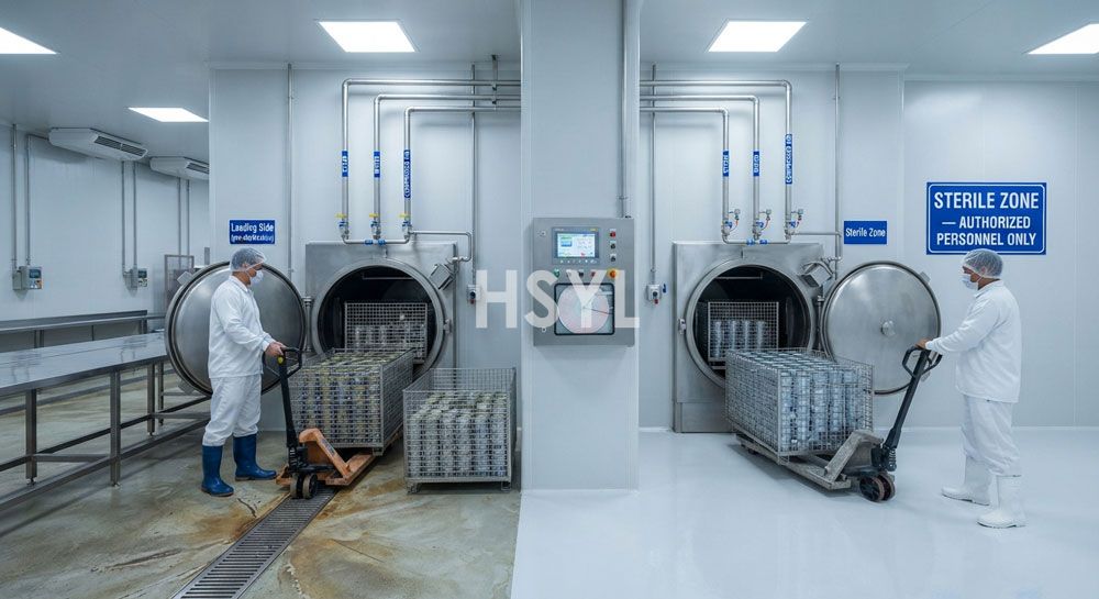 Canned Fish Production Line Layout: From Raw Fish Receiving to Retort image 3