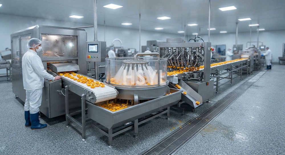 Canned Fruit Production Line Guide: Washing, Peeling, Filling and Syrup Control image 2