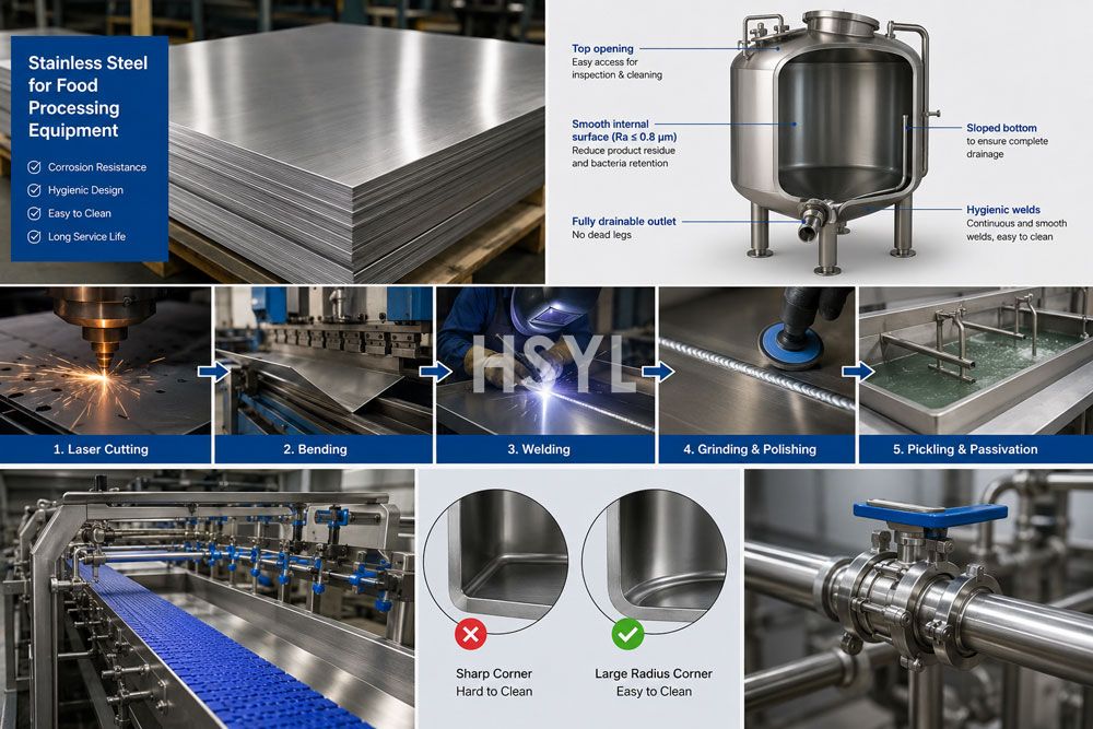Stainless Steel in Food Processing Equipment: From Alloy Selection to Hygienic Fabrication image 1