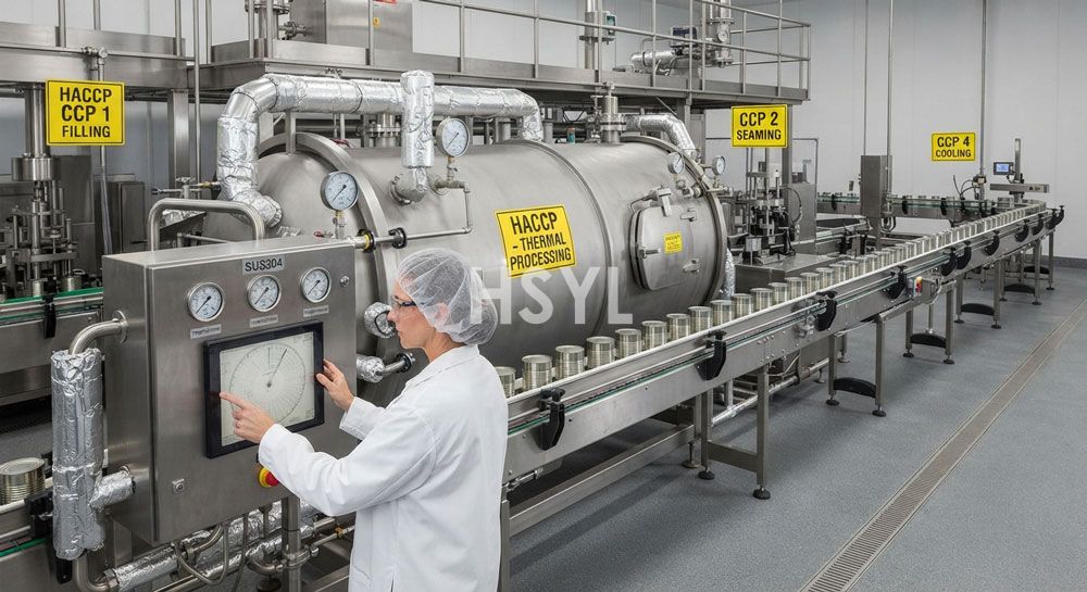 HACCP Points in Canned Food Production Lines: CCPs, Critical Limits and Verification image 1
