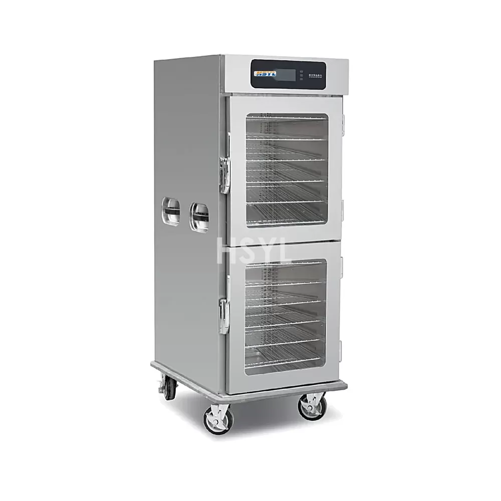 Double Glass Doors (Up and Bottom) Banquet Cart