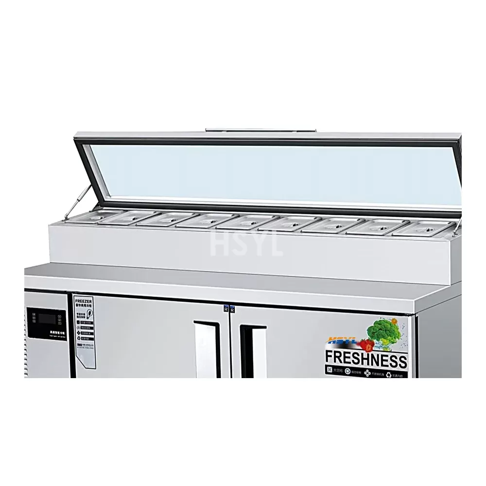 Air-Cooled Salad Prep Table Refrigerator image 3