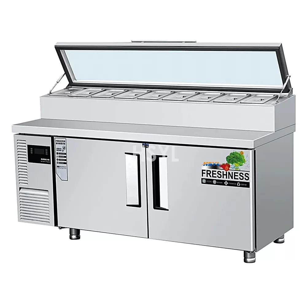 Air-Cooled Salad Prep Table Refrigerator image 2