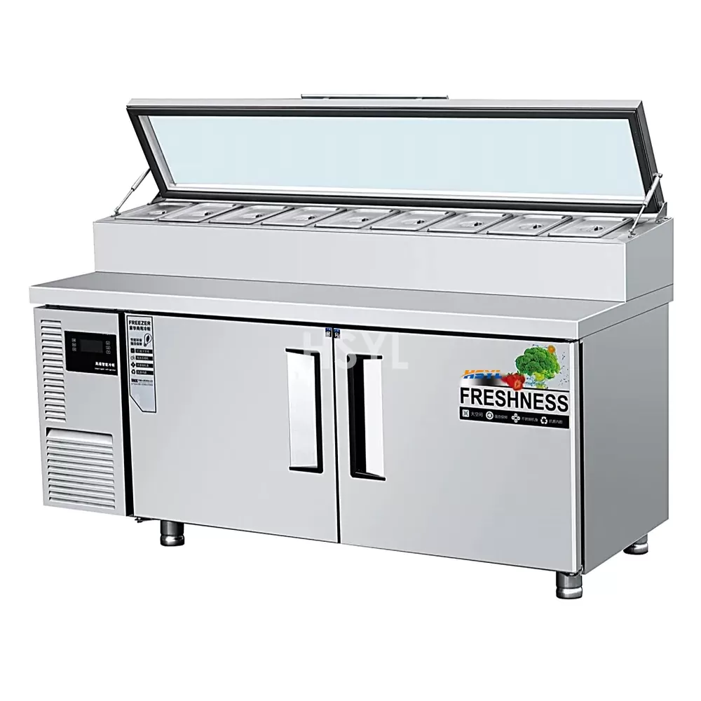 S Series Static Cooling Salad Table Fridge image 2