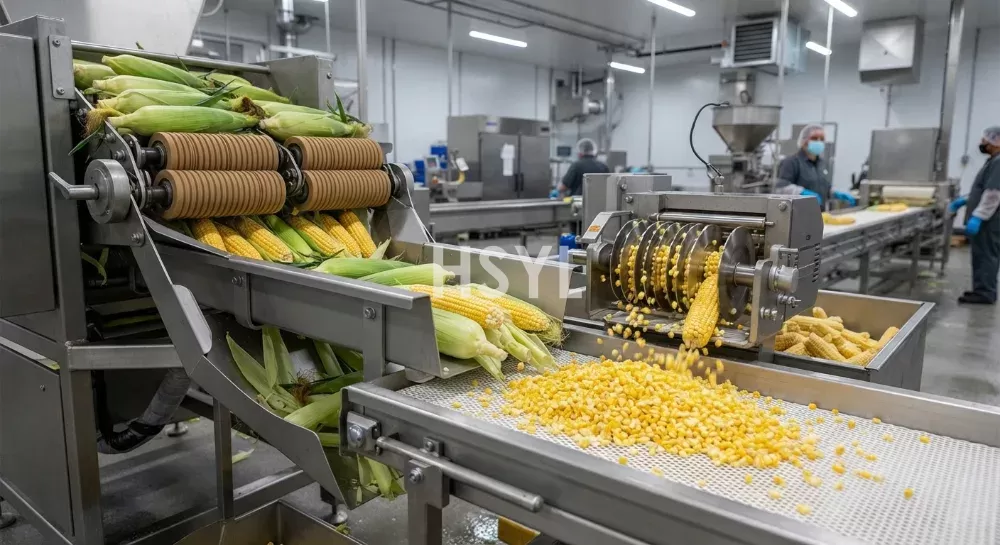 Low-Acid Canned Vegetables: Corn, Peas and Green Beans Processing Line image 2
