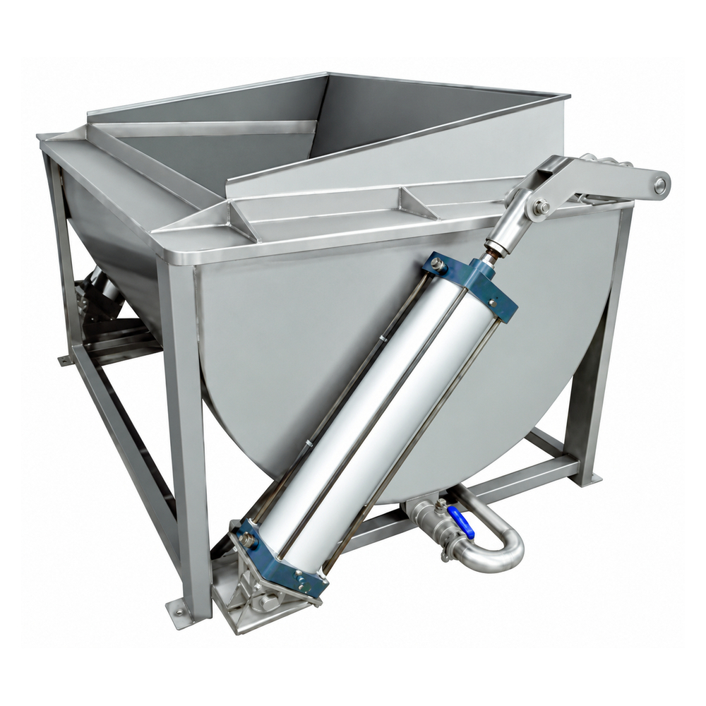 Tilting-Bucket Washer and Precooker