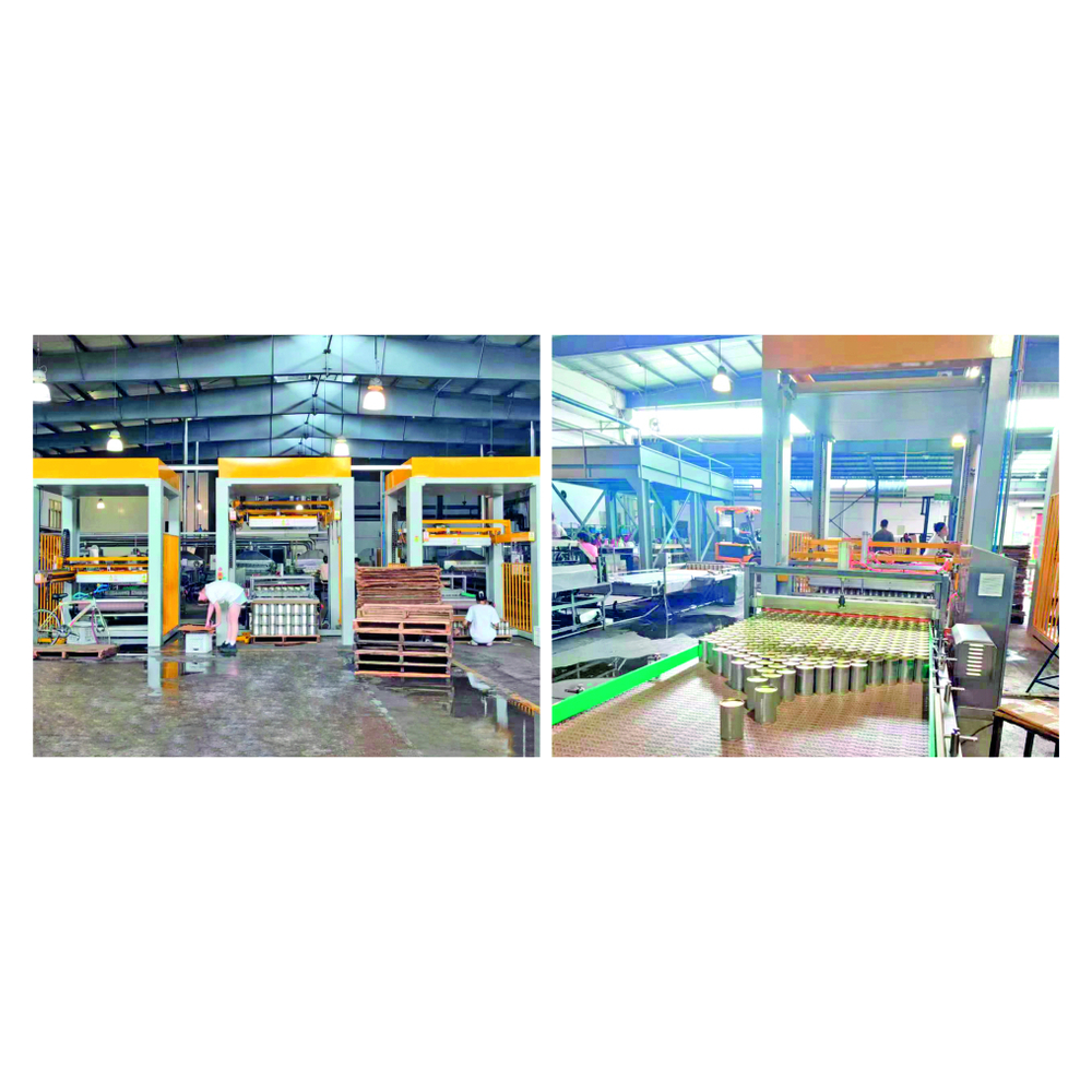 Filled Can Palletizer and Depalletizer