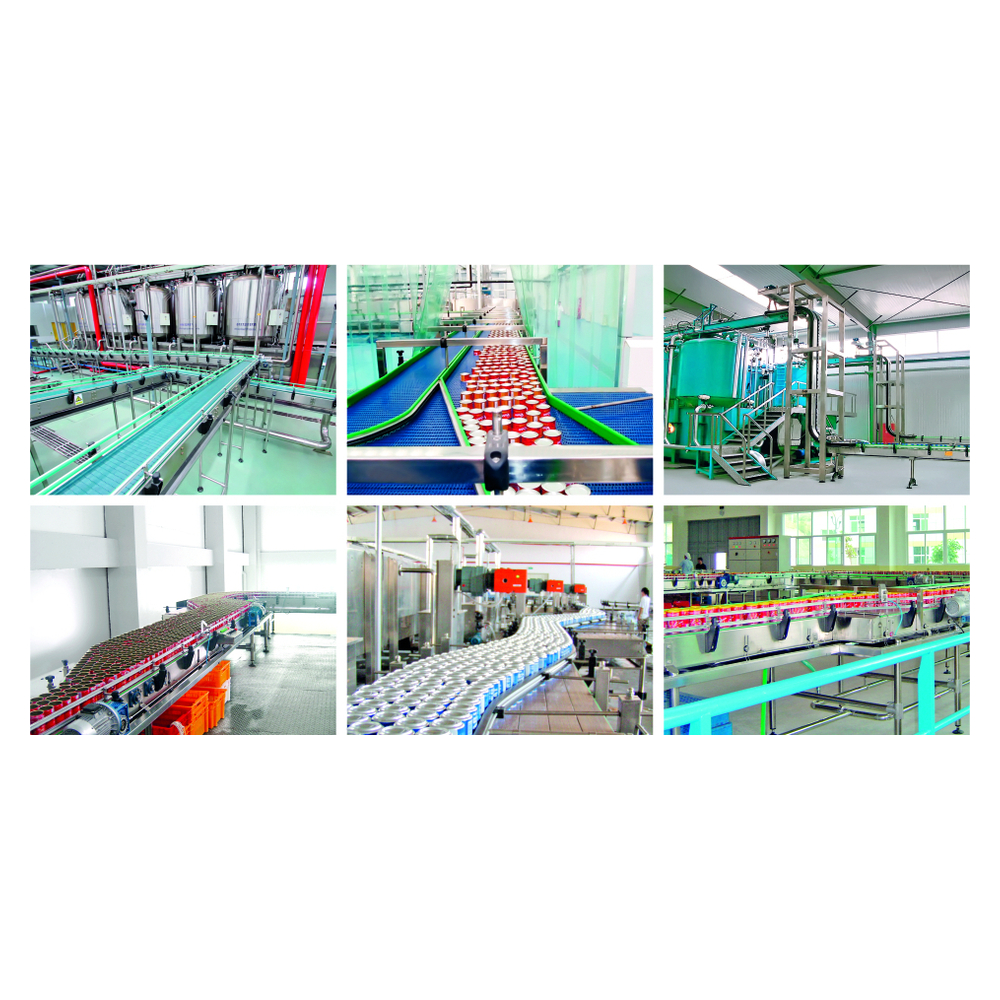 Food and Beverage Production Line Conveyor System