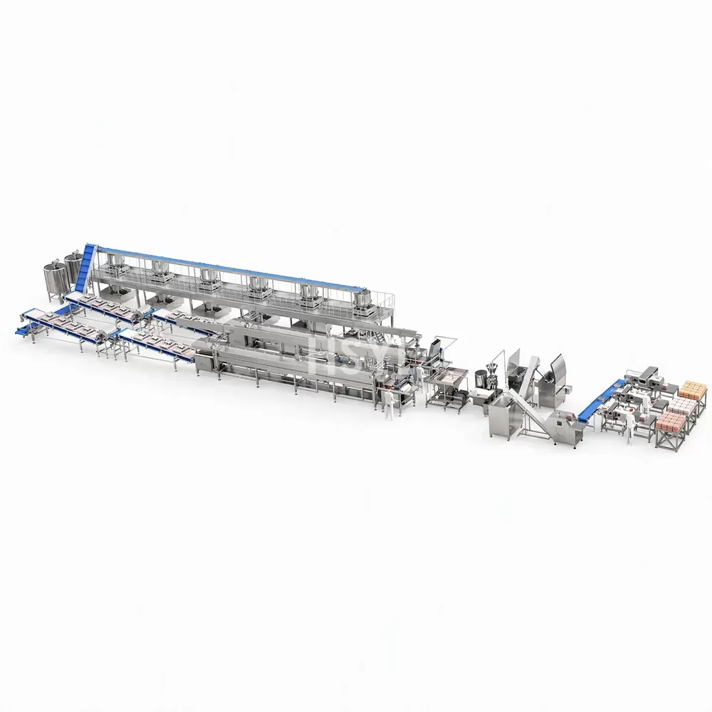 Multi-Rope Extruder and Continuous Steam Cooking Tunnel
