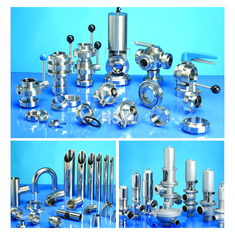 Sanitary Stainless Steel Pipes, Fittings and Valves